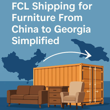FCL shipping for furniture from China to Georgia