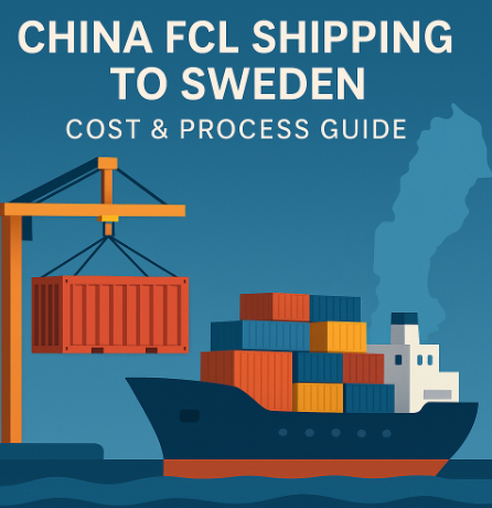 China FCL CIF shipping to Sweden
