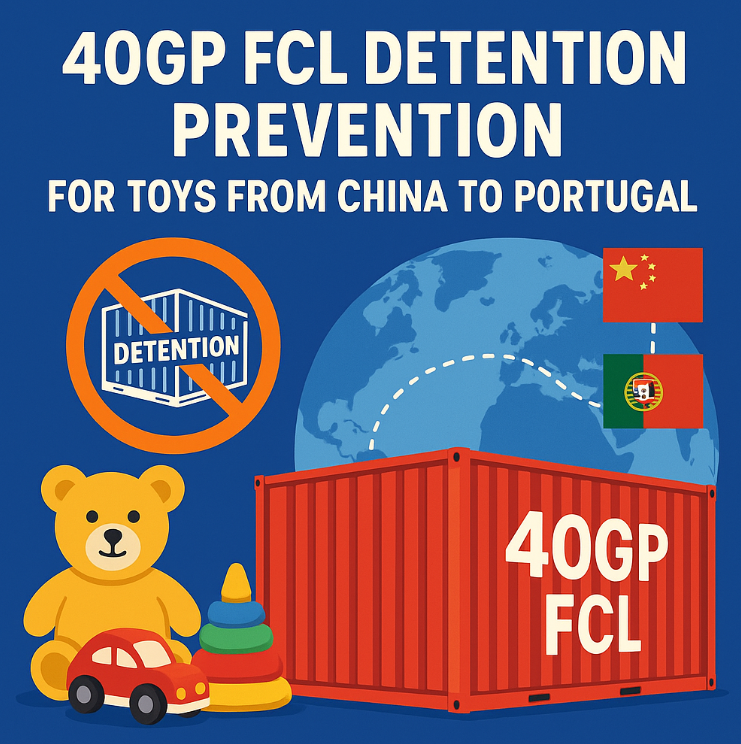 40GP FCL detention prevention for machinery from China to Miami