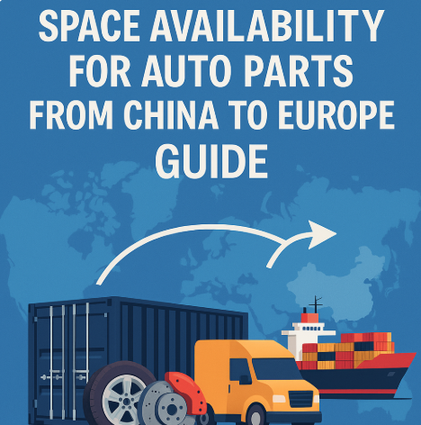 40HQ FCL space availability for auto parts from China to Europe