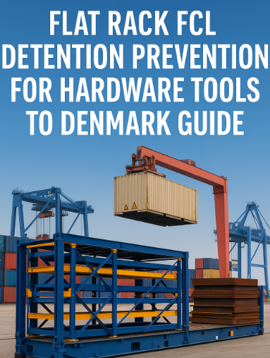 Flat Rack FCL detention prevention for hardware tools from China to Denmark