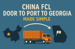 China FCL door to port to Georgia