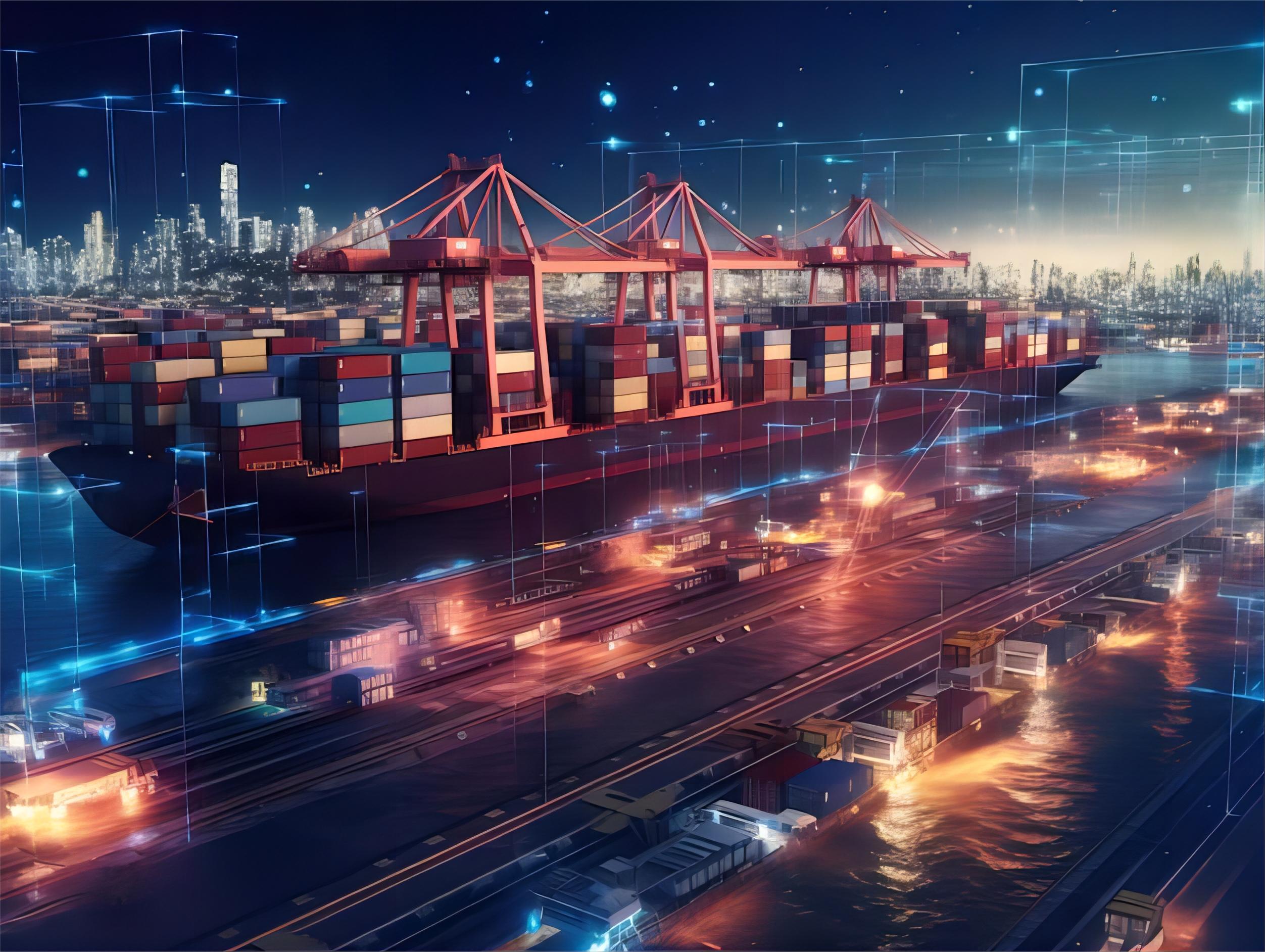 Logistics expert reviewing shipping schedules