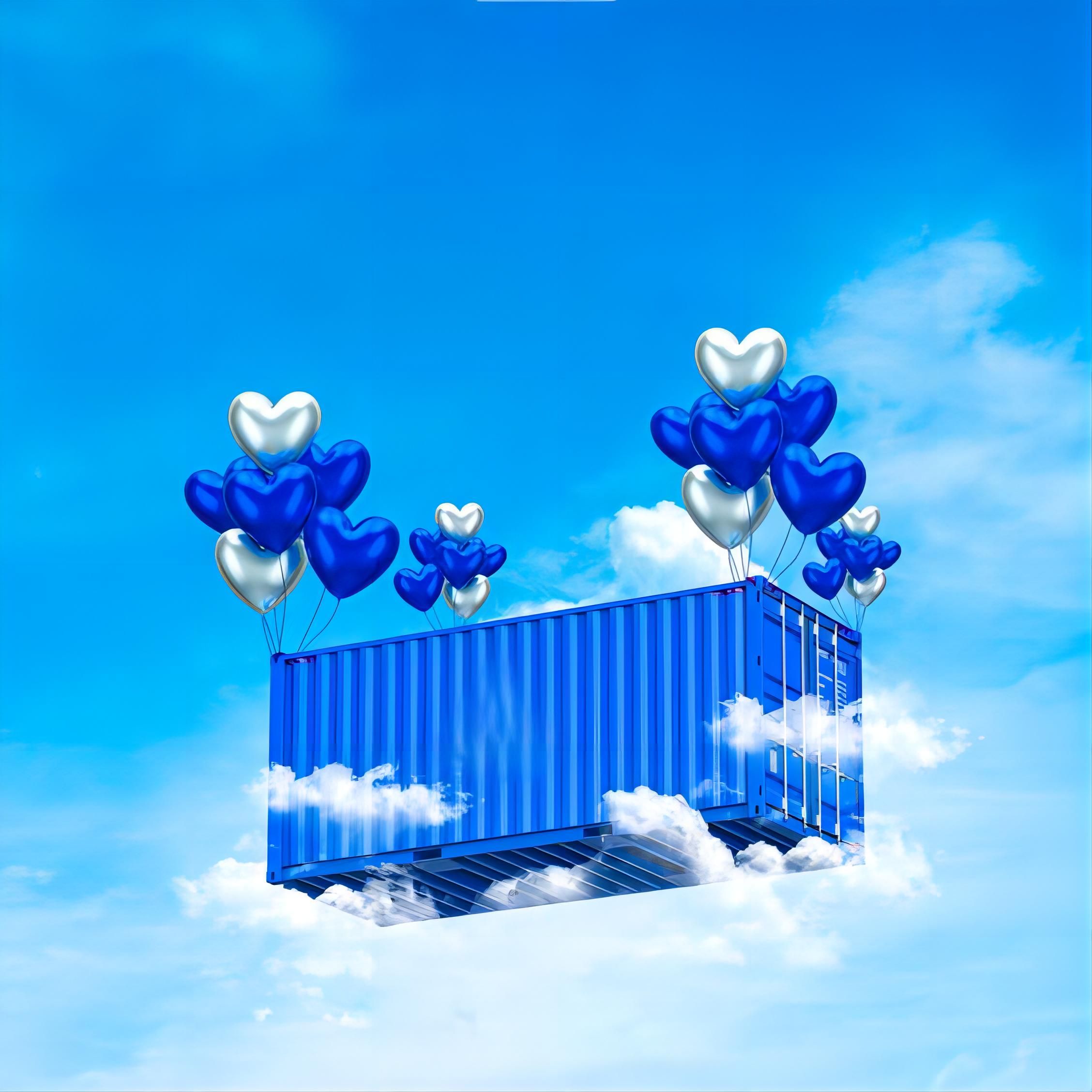 Infographic showing 20GP container dimensions and capacity