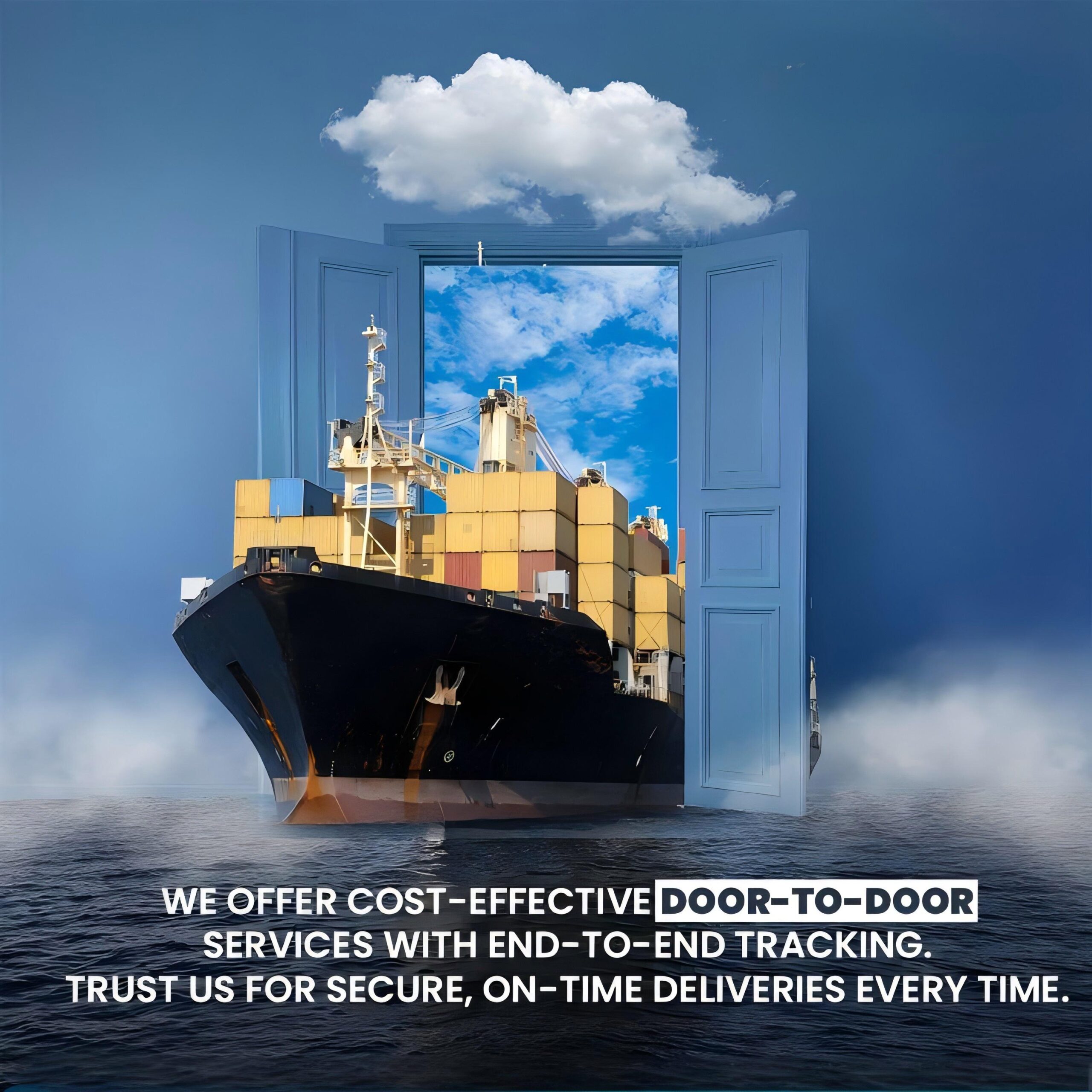 Infographic showing factors influencing shipping costs for FCL