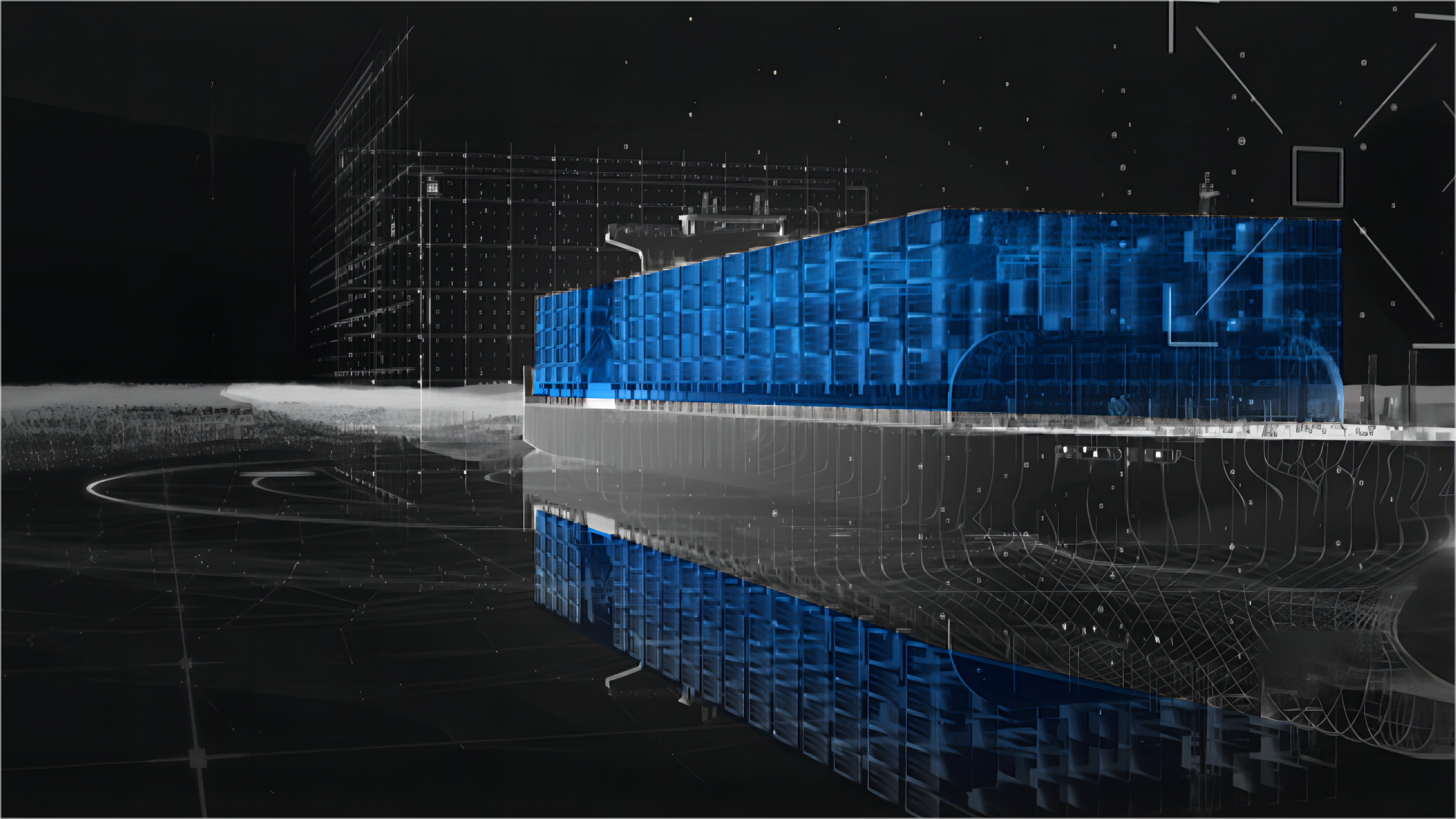 Container ship sailing from China to USA