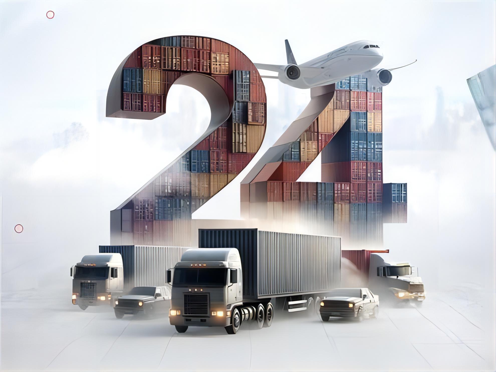 Infographic showing a timeline for customs clearance process