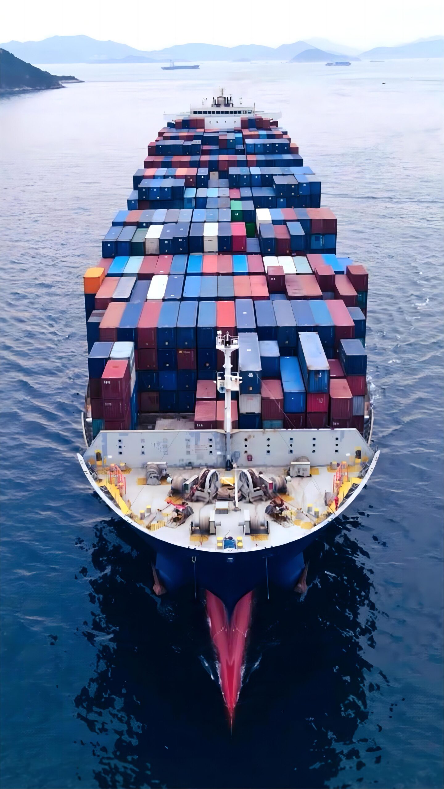 Detailed cost breakdown for a sample sea freight shipment from China