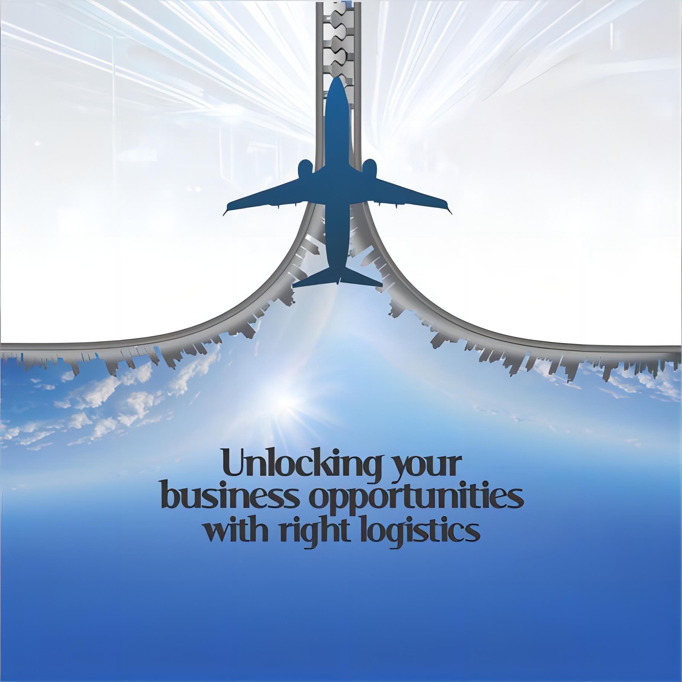 Infographic illustrating various shipping methods like sea, air, and rail freight