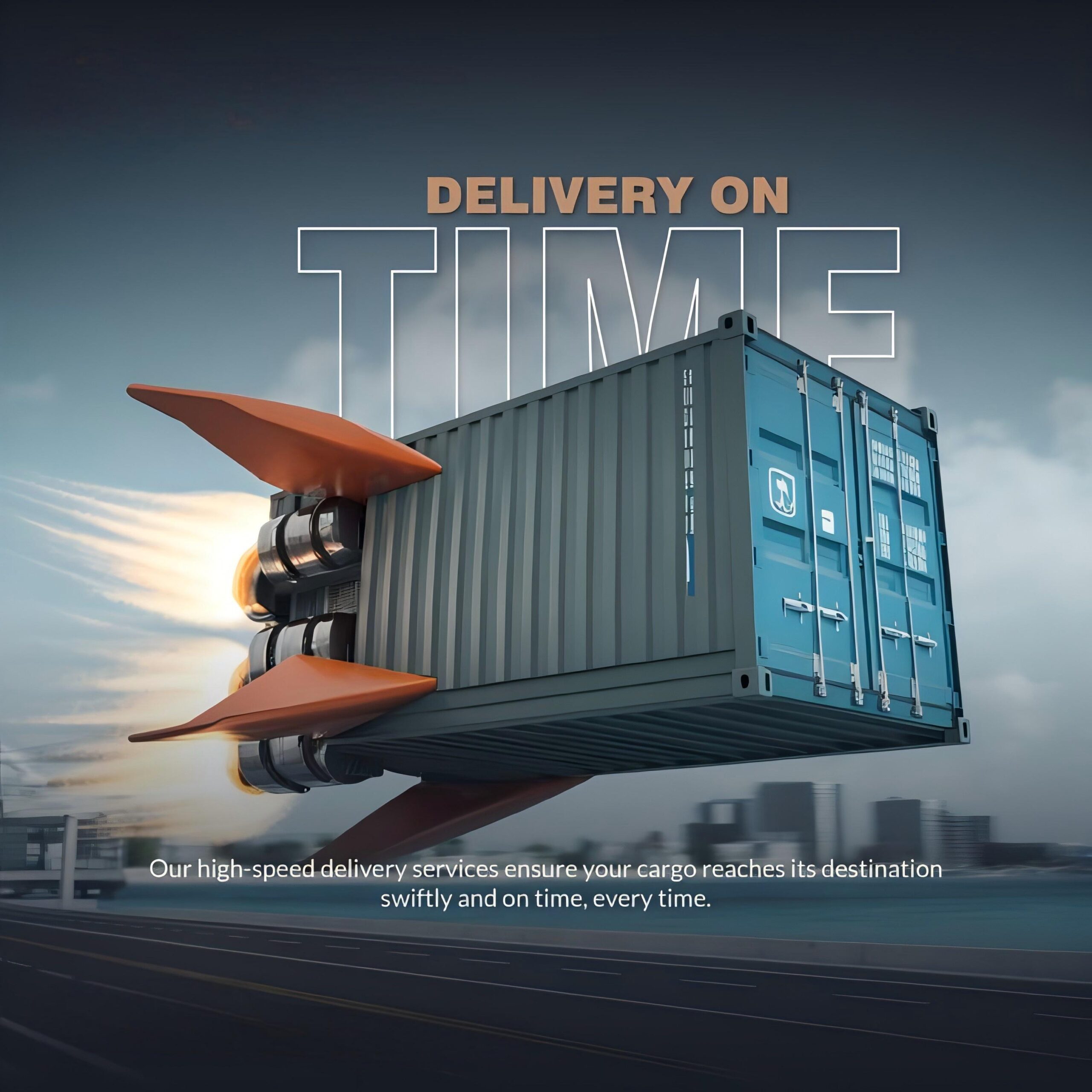 Digital tracking interface showing a container's journey