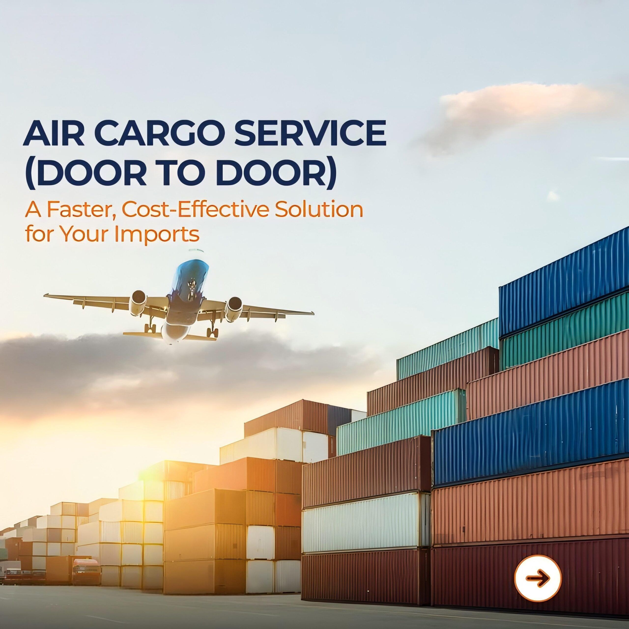 Infographic comparing different international shipping methods