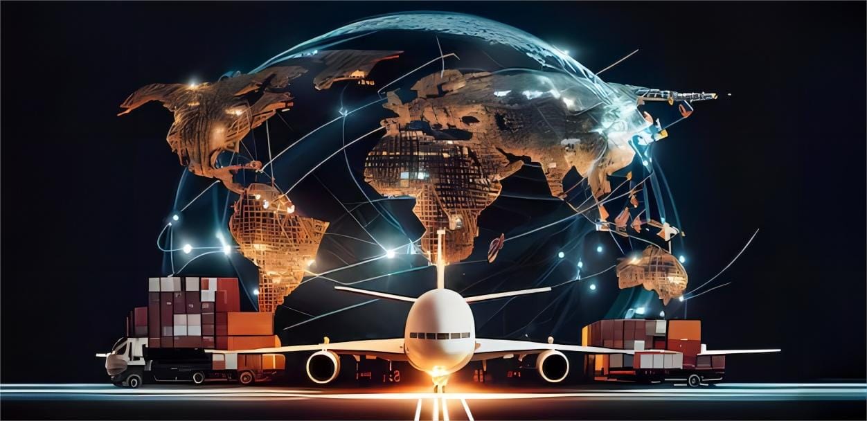 Port of Savannah with containers and cranes