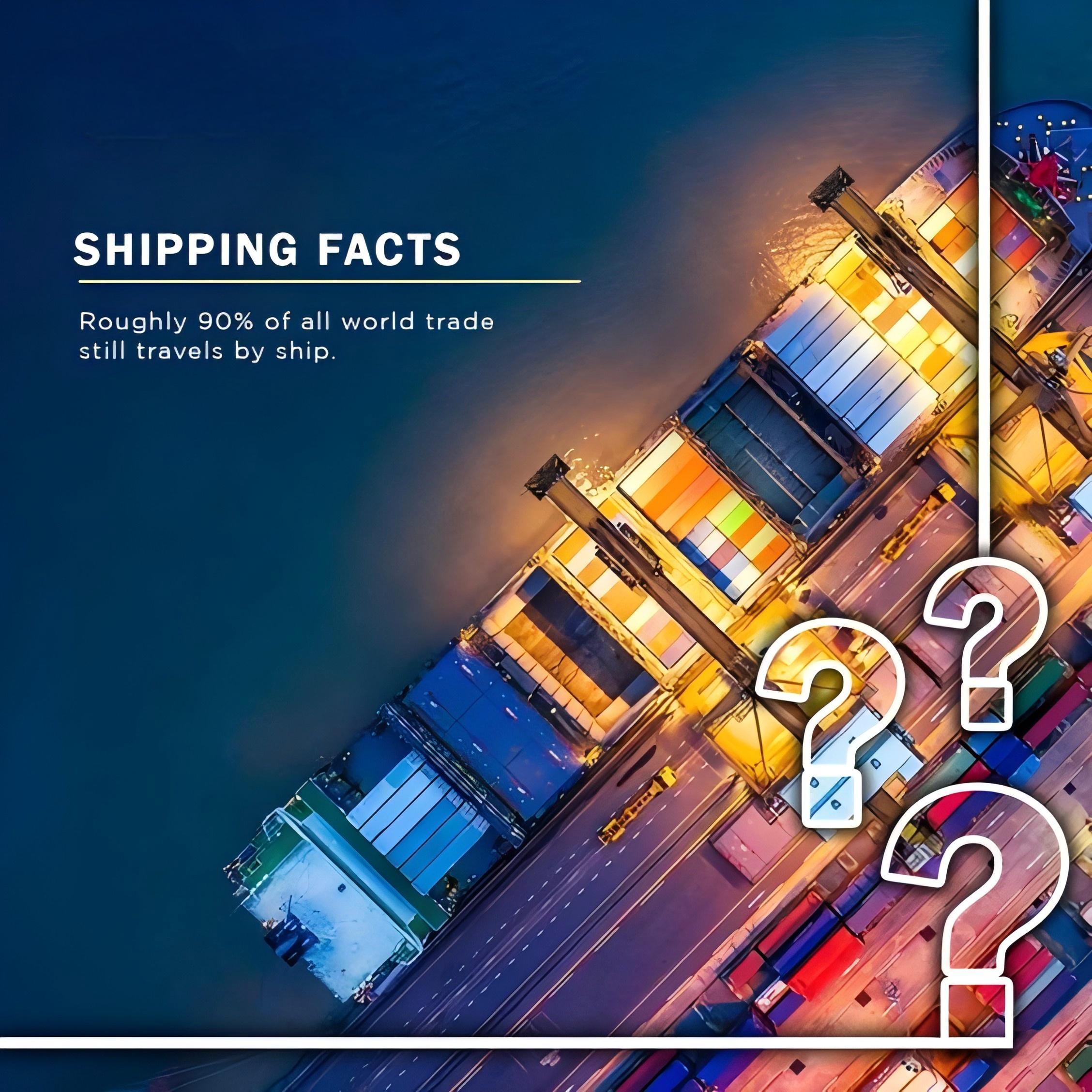 Container ship loaded with 40HQ containers at a bustling port