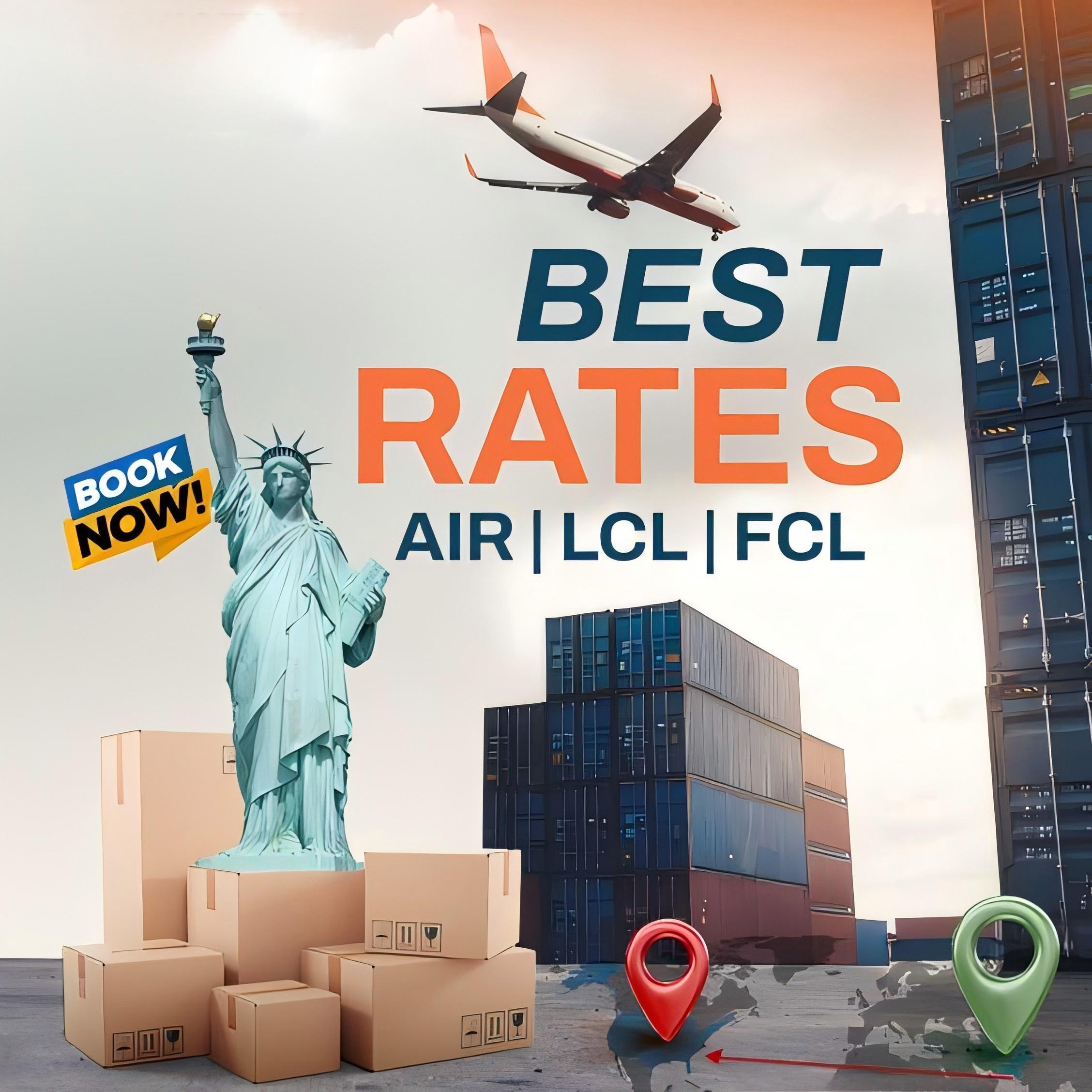 Cargo plane taking off, symbolizing fast express shipping