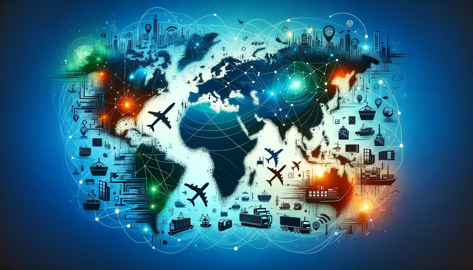 Chart comparing cost and speed of different freight methods