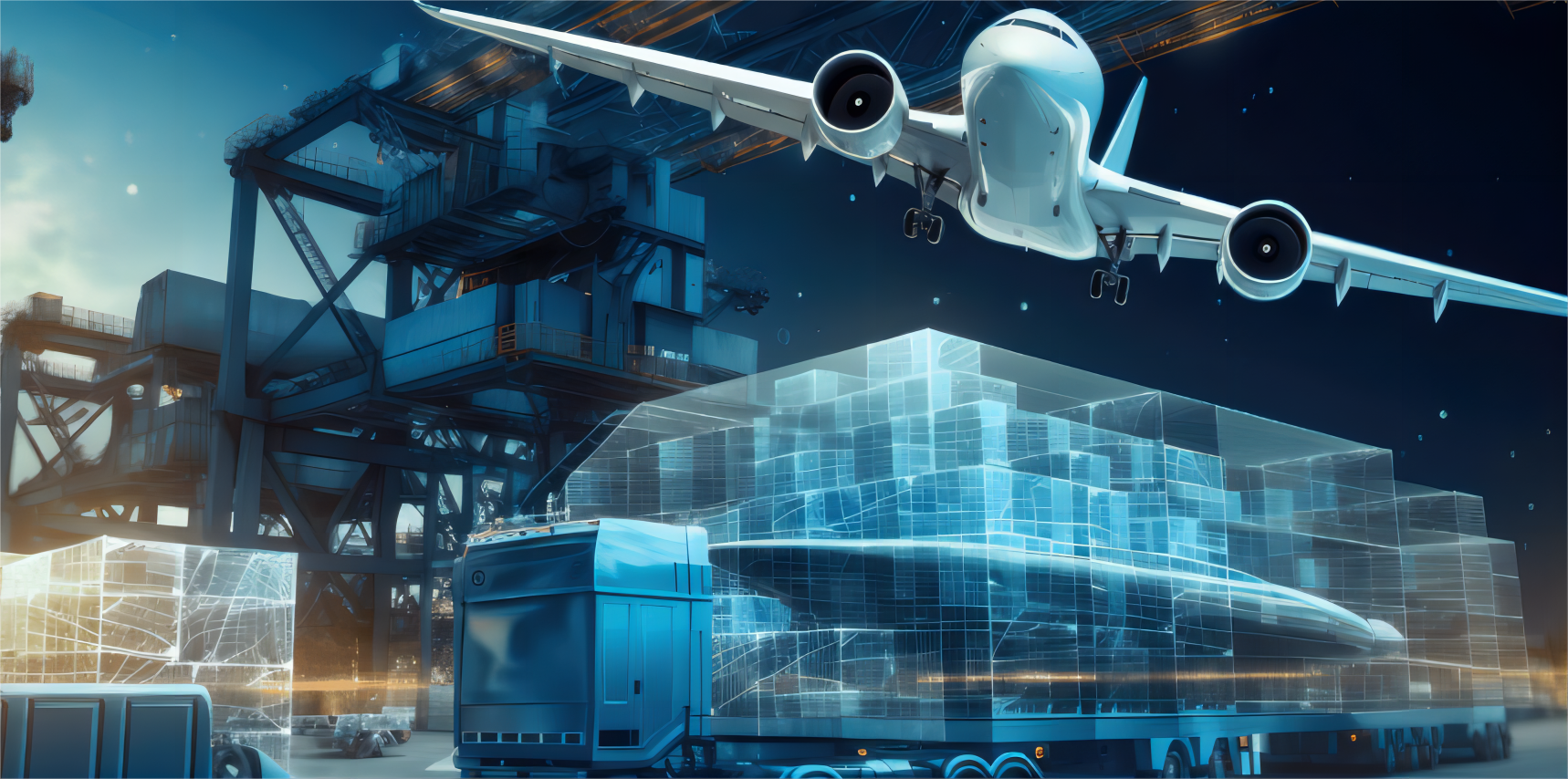 Logistics worker inspecting textile cargo in a 40HQ container