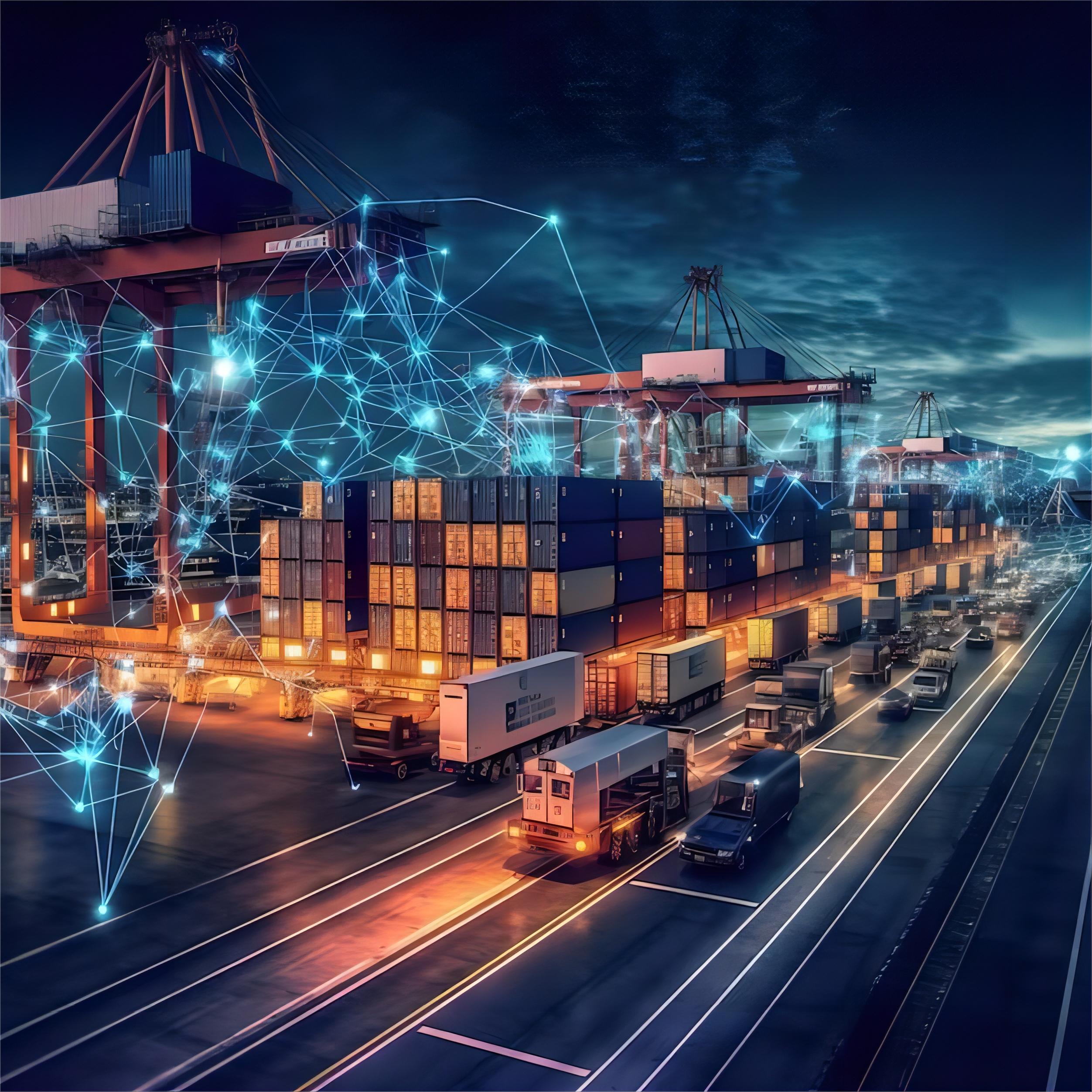 Logistics professional reviewing shipping documents for Miami customs