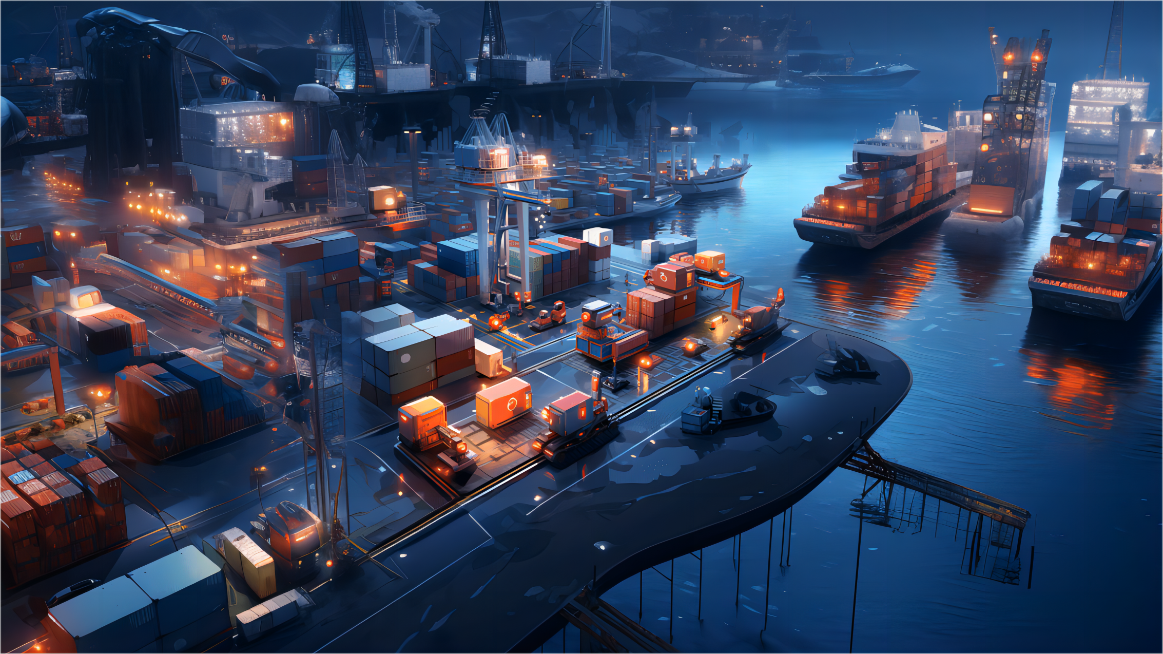 Logistics warehouse in Sweden receiving textile shipments