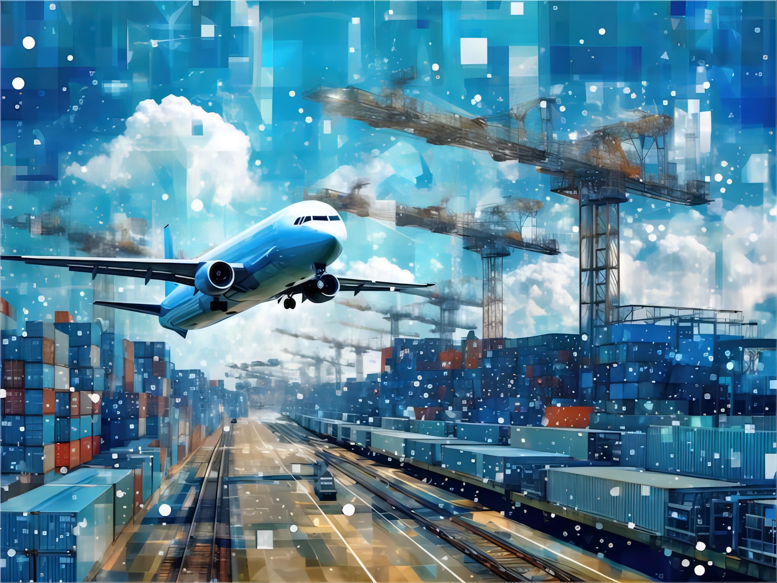 Logistics professional coordinating electronics shipment