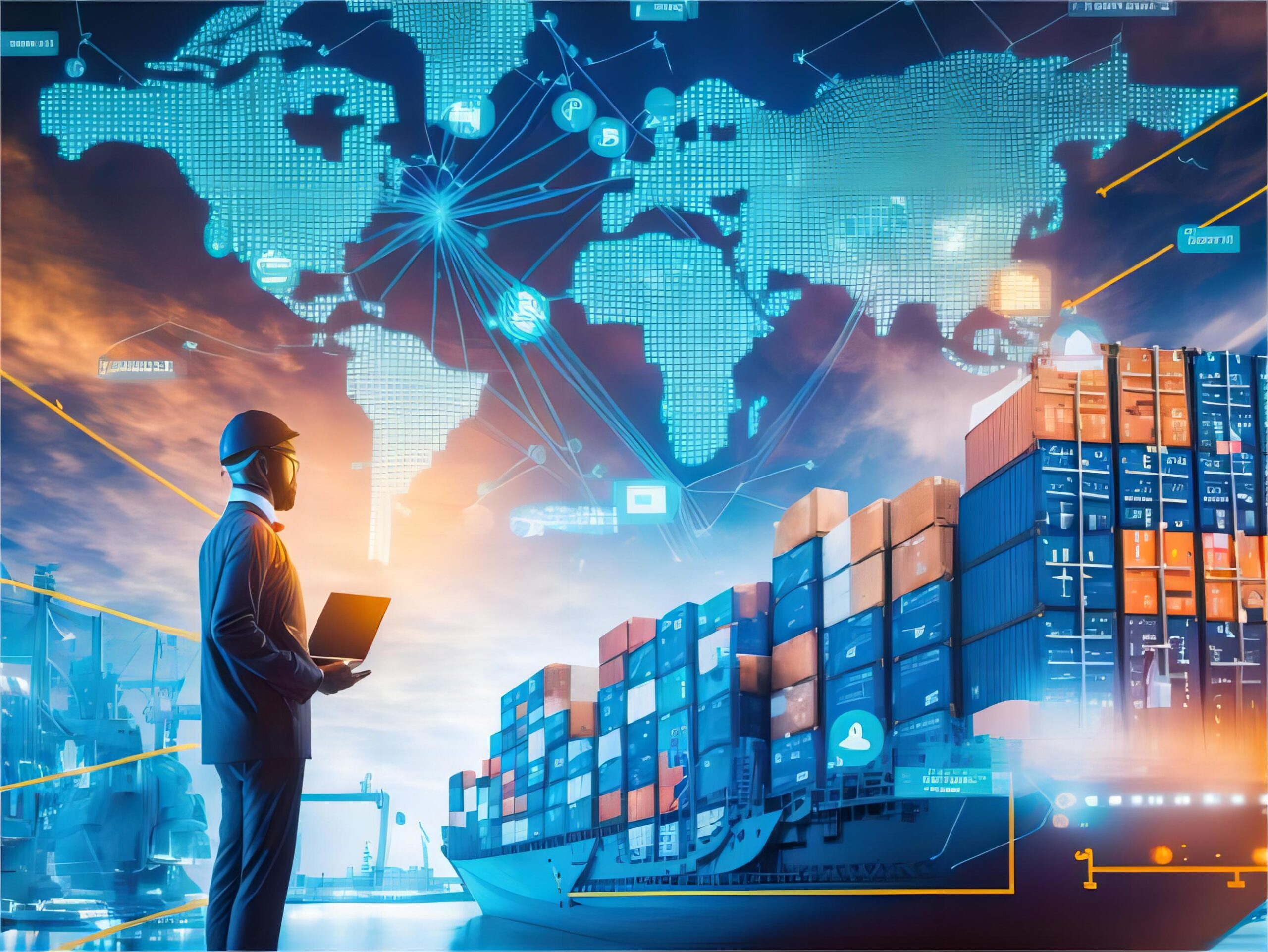 Logistics professional managing furniture shipping schedules