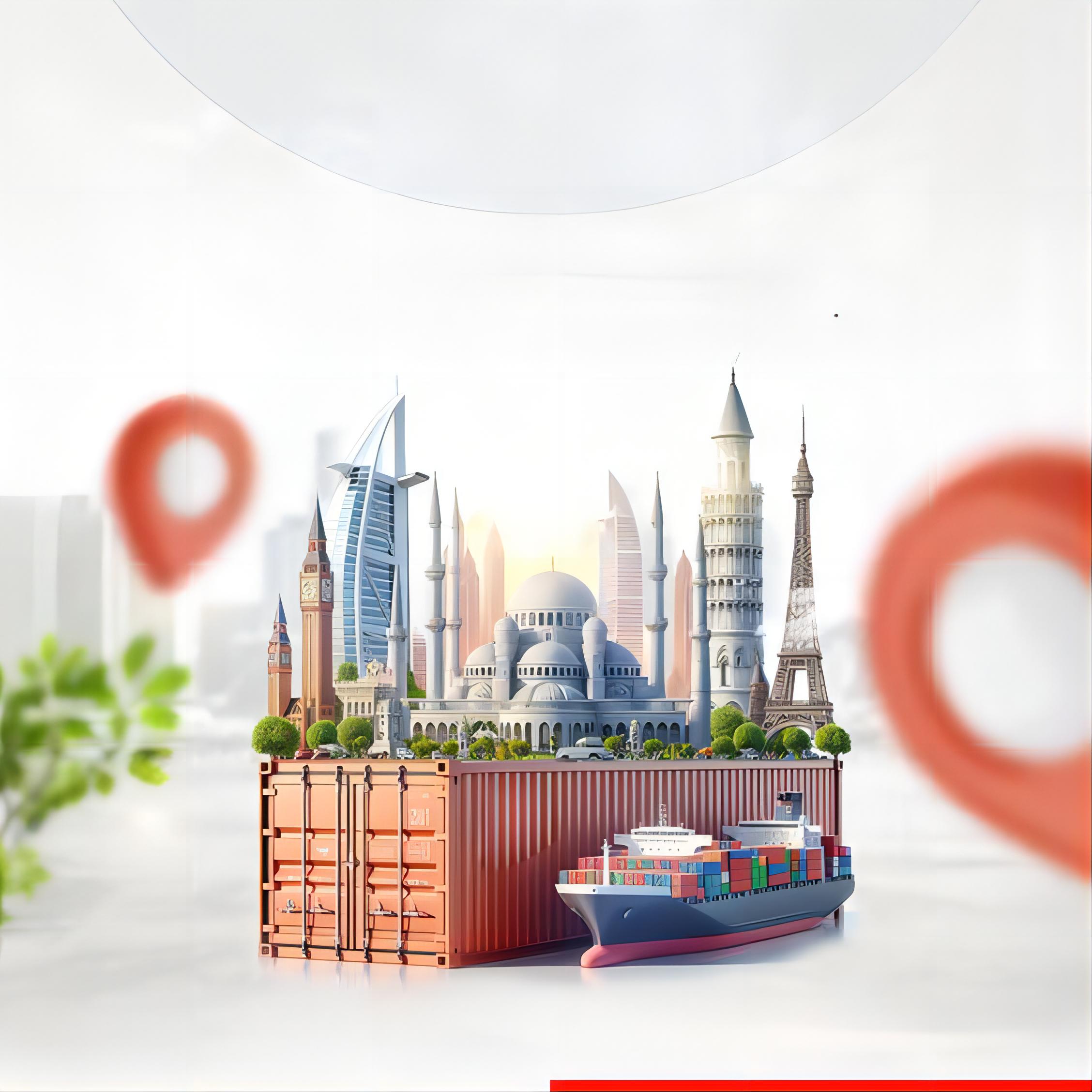 Comparison table of shipping methods from China to Europe