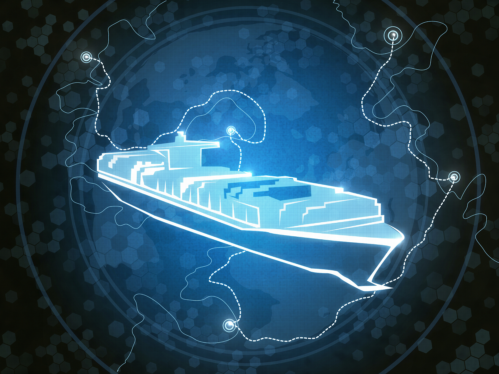 Logistics professional coordinating medical cargo shipment