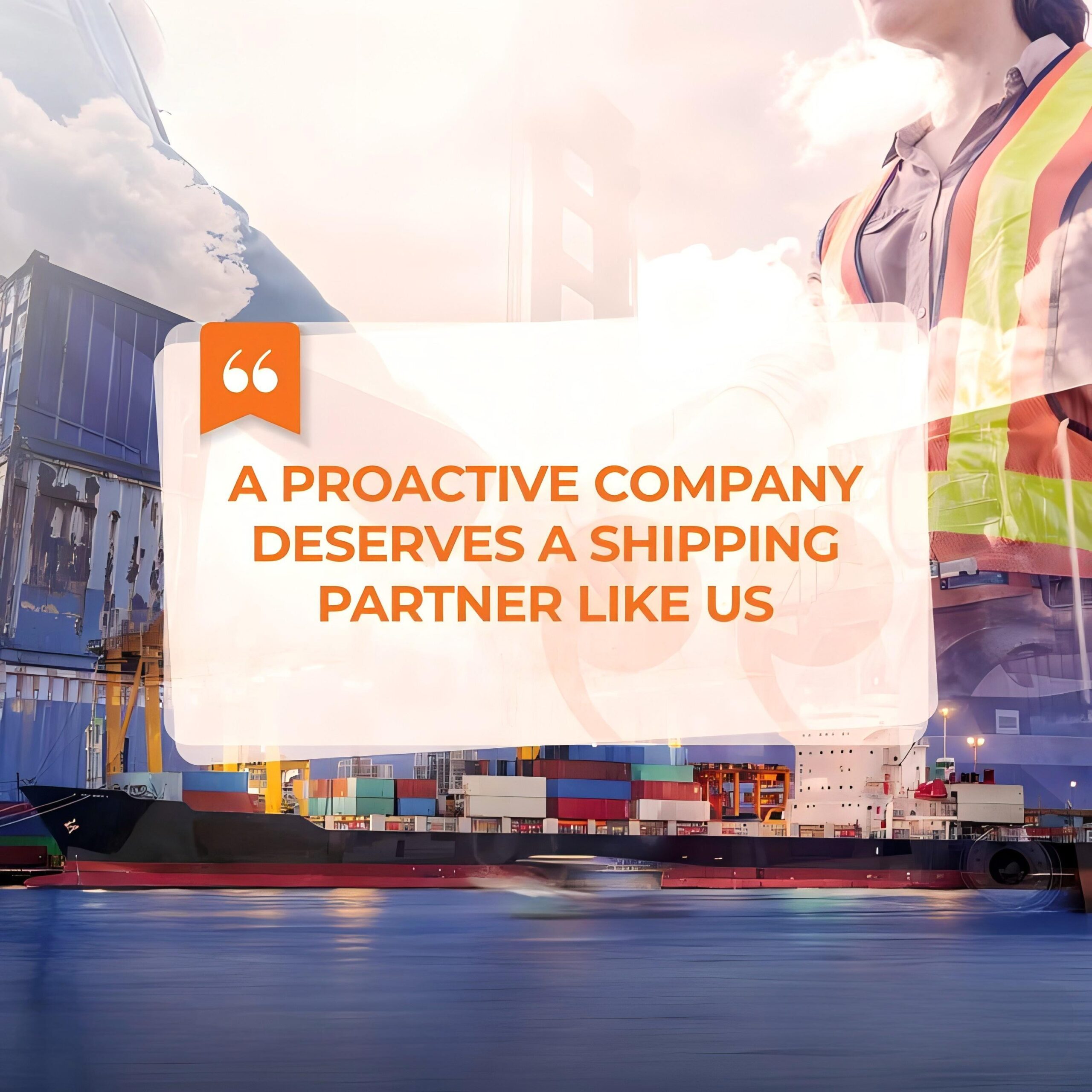 Logistics professional coordinating lighting shipment from China