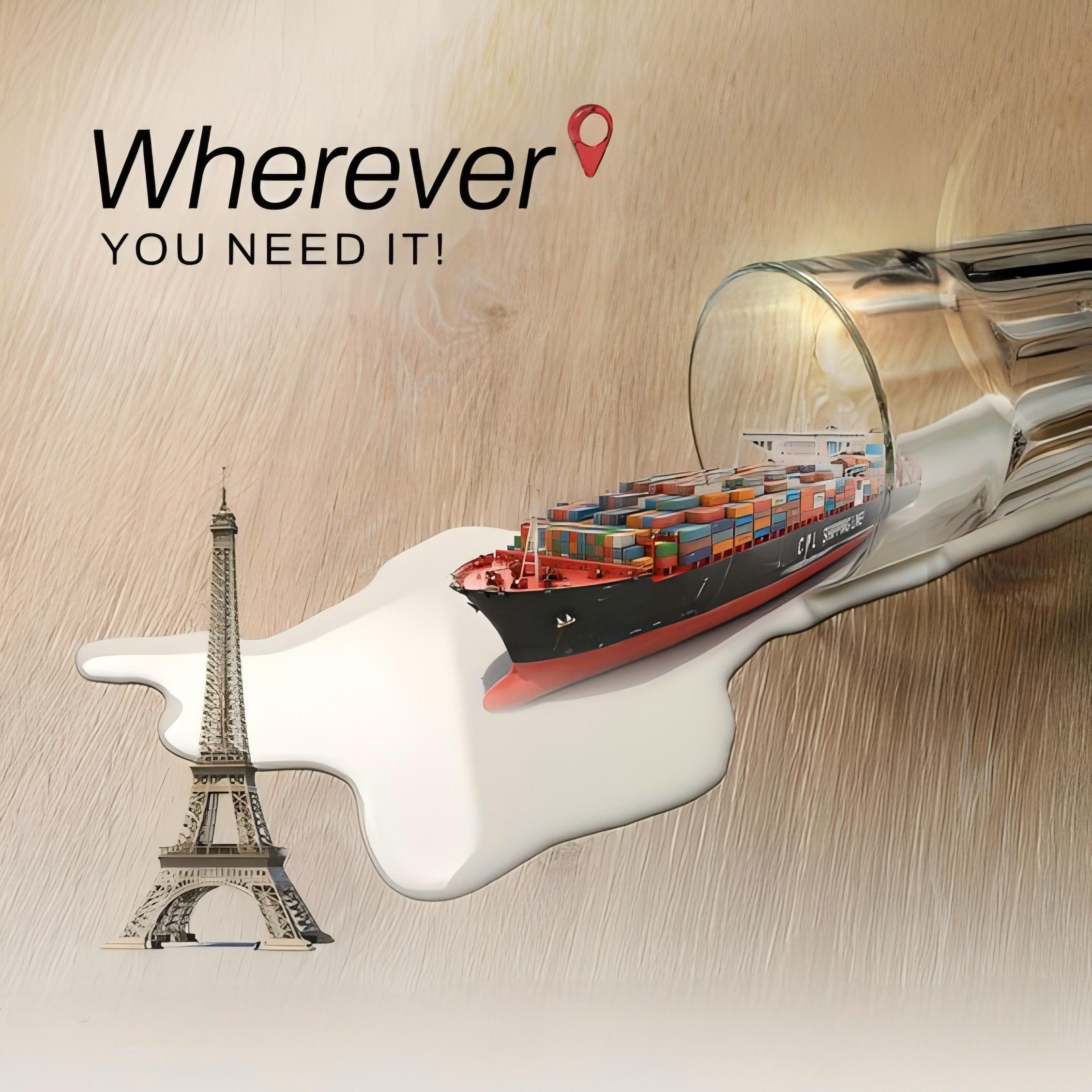 40GP container being loaded with medical equipment at a Chinese port