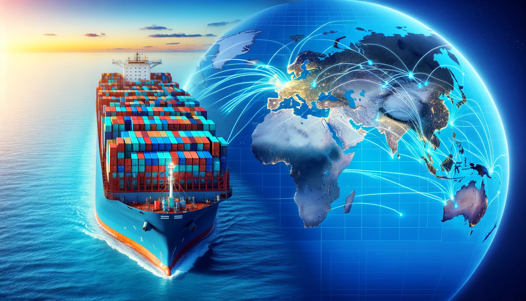 Comparison table of shipping methods from China to Europe