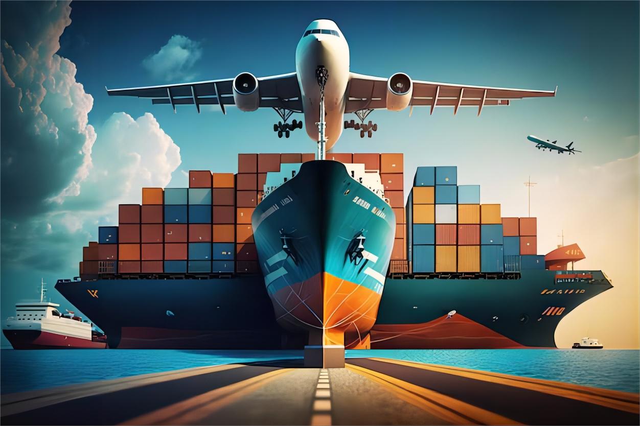 Comparison table showing shipping methods from China to Texas
