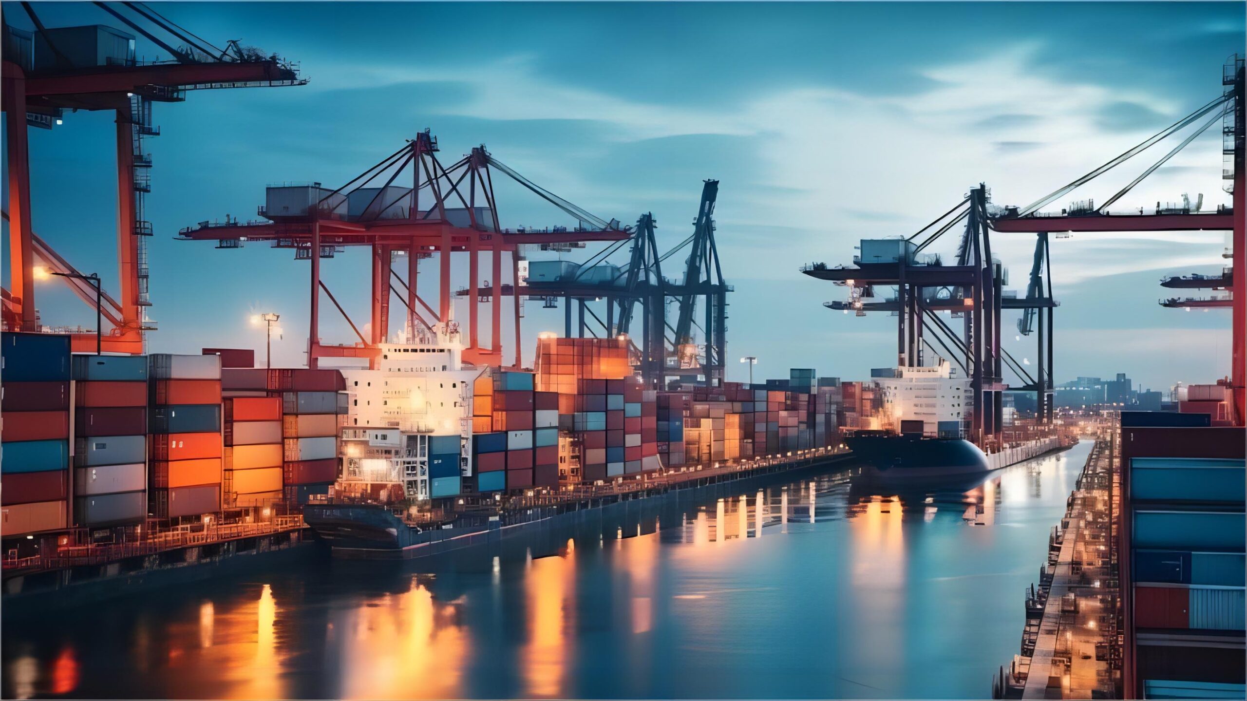 Logistics professional reviewing customs documentation for NJ port entry