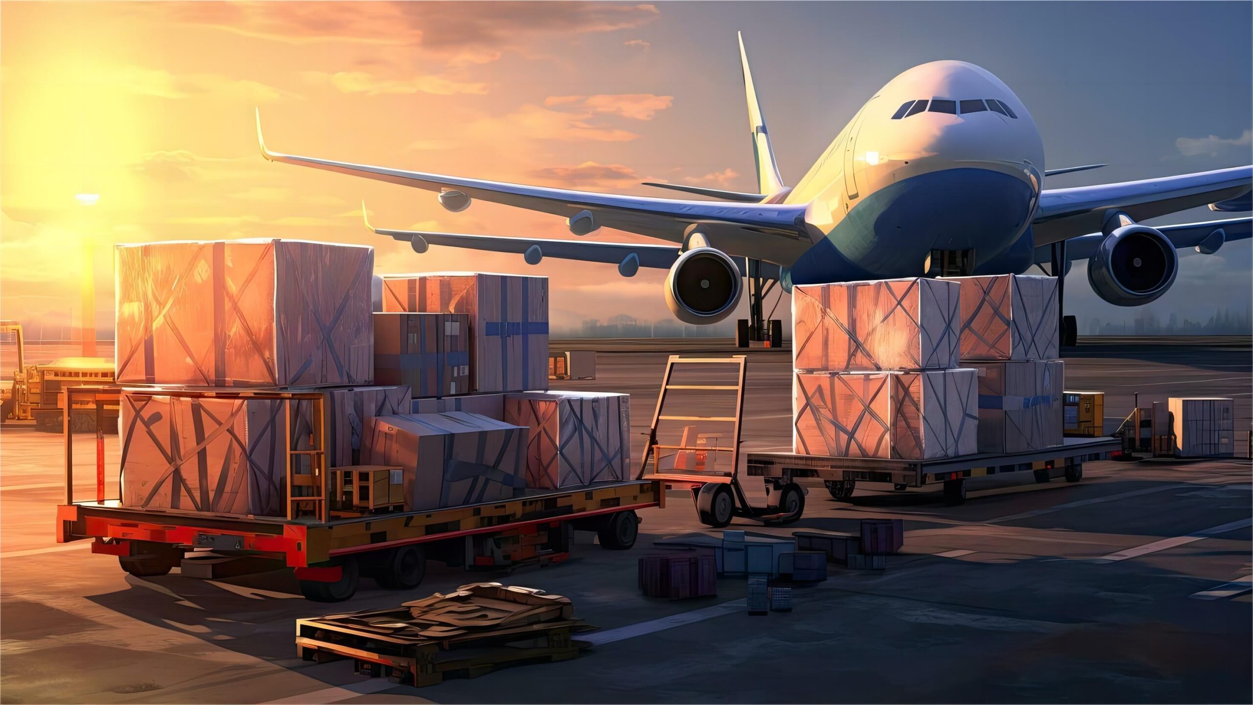 Logistics professional inspecting solar panel shipment documents