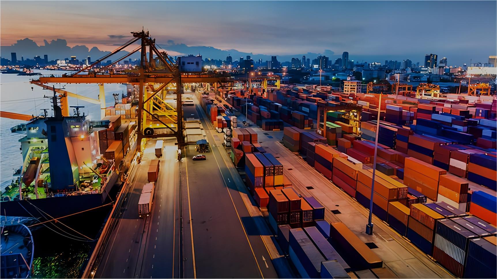 Professional logistics team managing container schedules