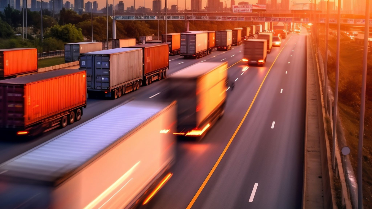 Logistics professional coordinating solar panel delivery in Stockholm