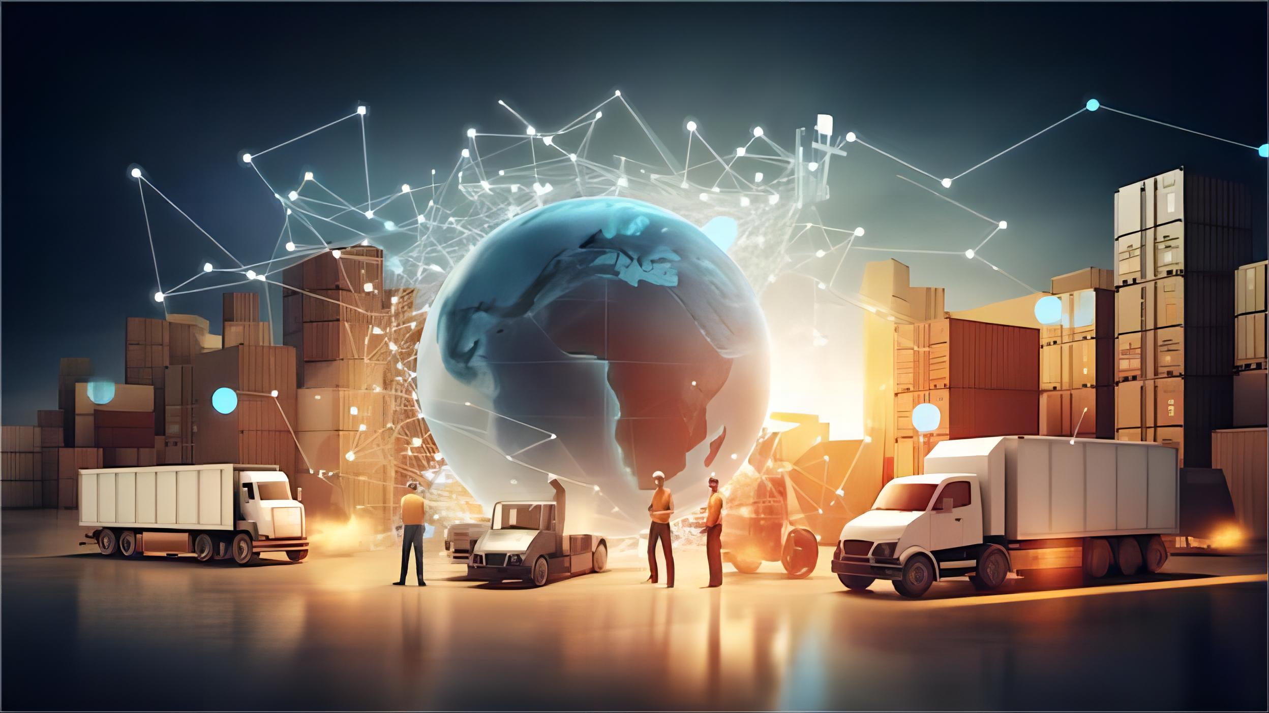 Logistics professional coordinating automotive cargo insurance