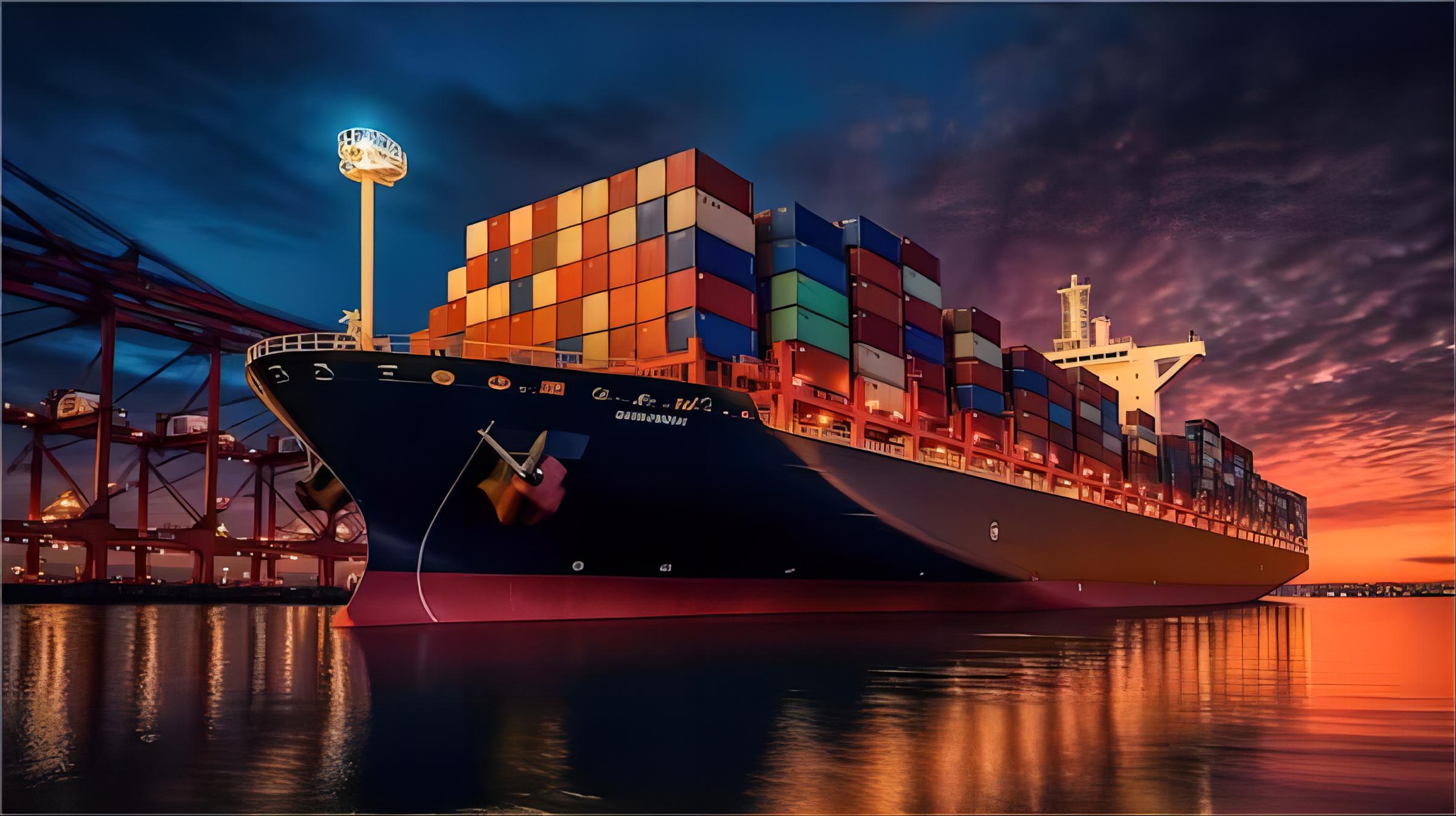 Professional logistics team managing global shipments