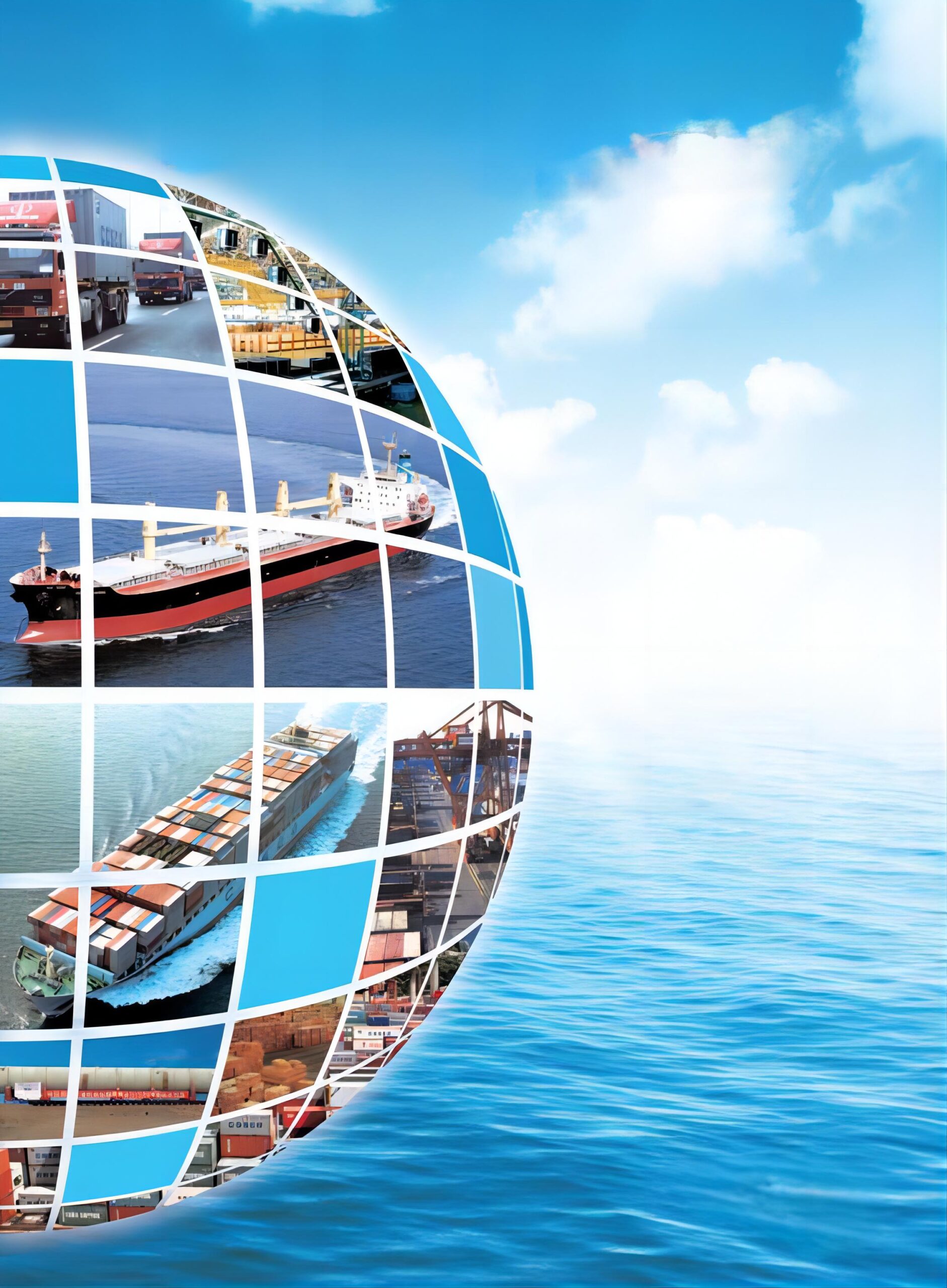 Logistics manager reviewing shipping documents for China to USA route