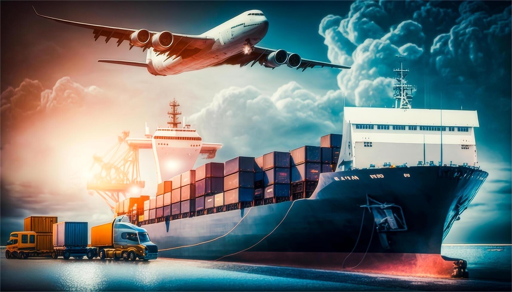 Full container load being processed at a German port