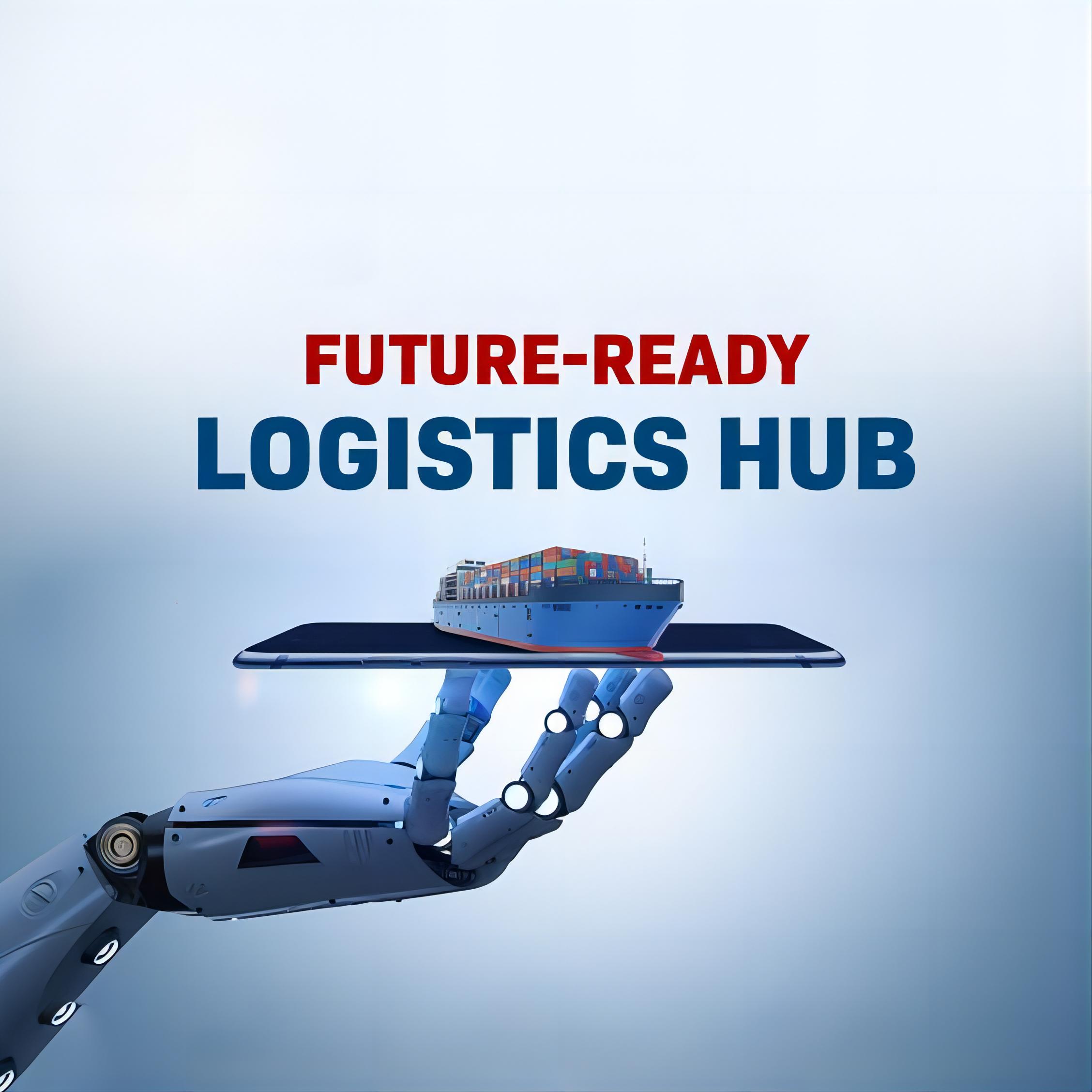 Logistics professional tracking a shipment on a digital dashboard