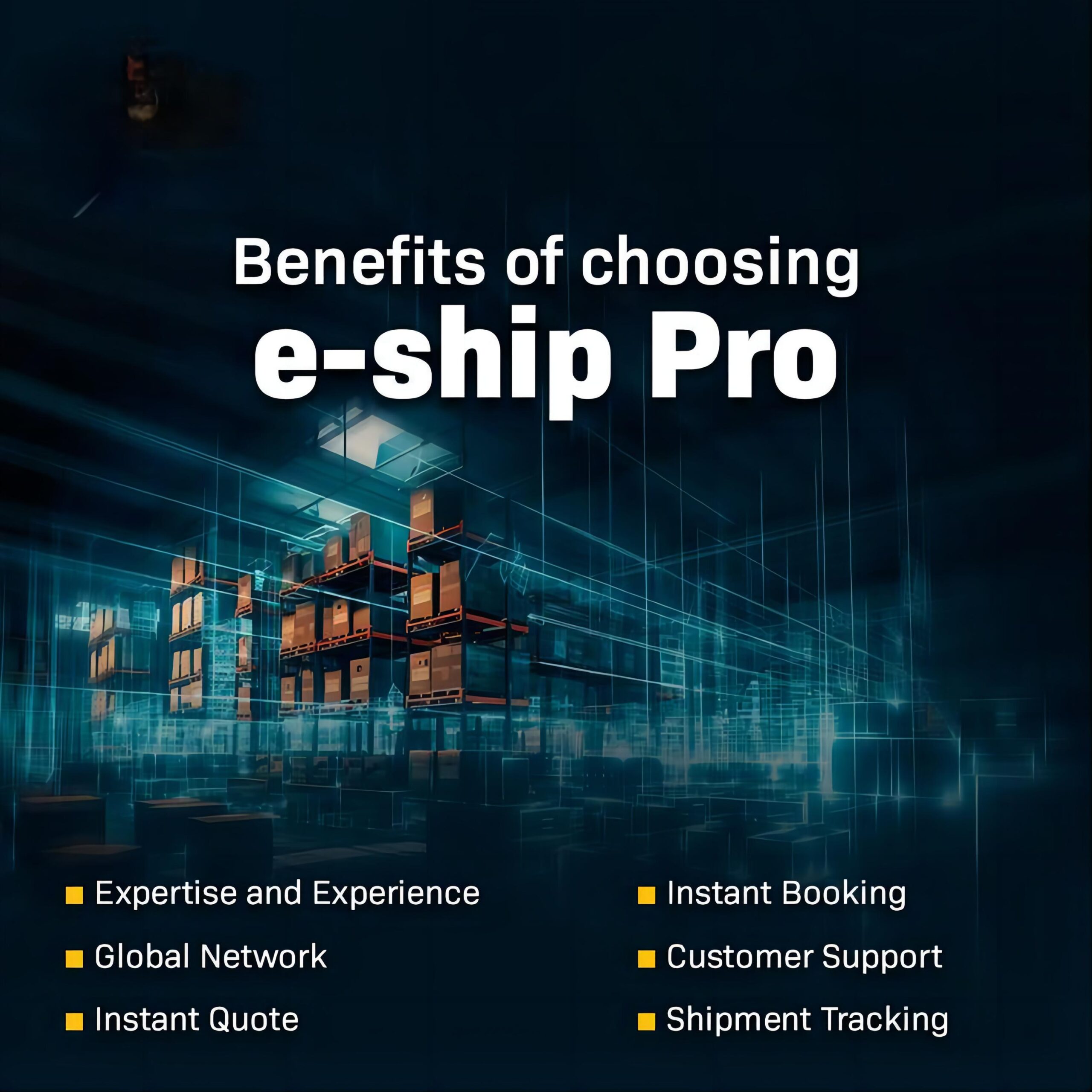 Comparison table of shipping methods for automotive logistics