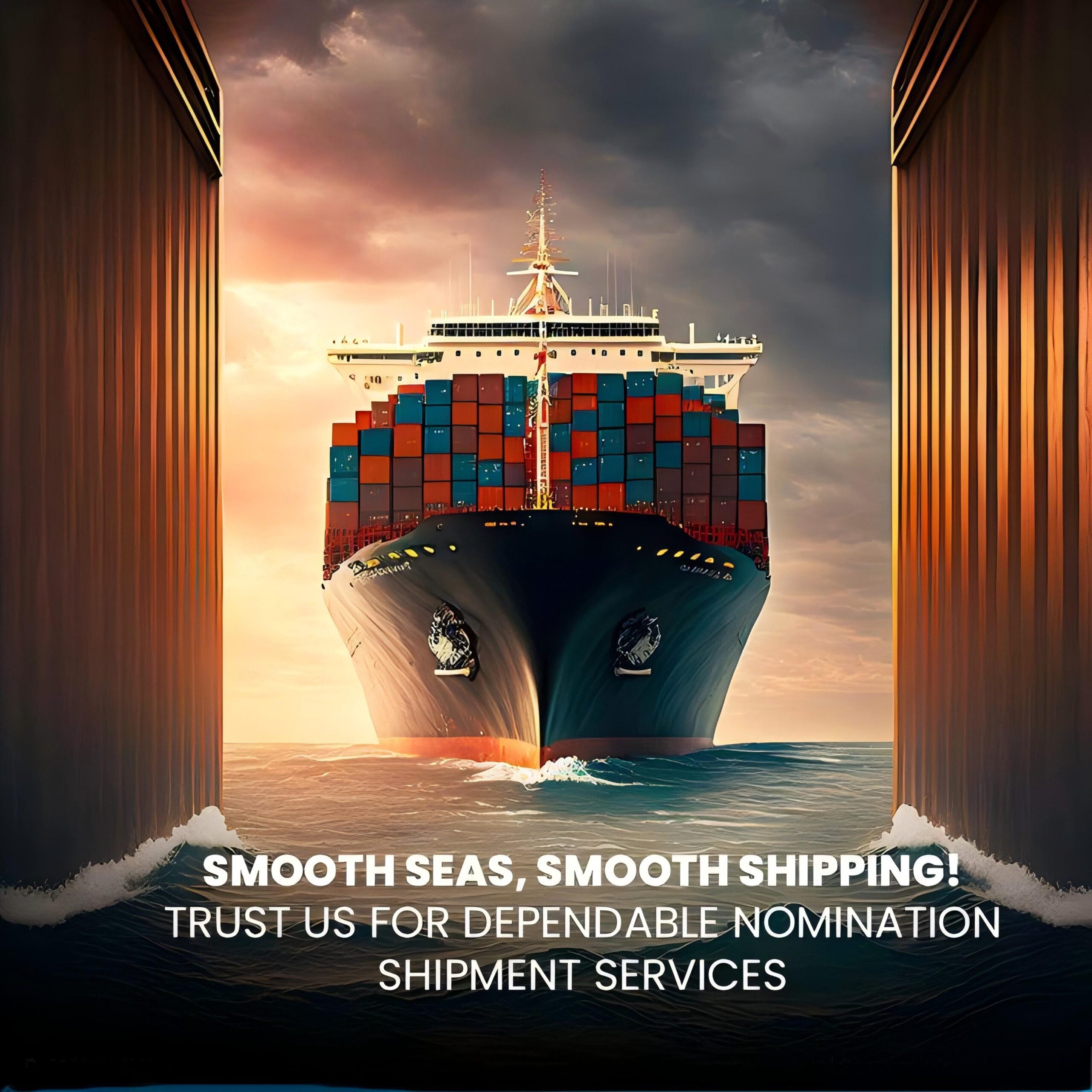 Logistics comparison chart for sea and rail freight options