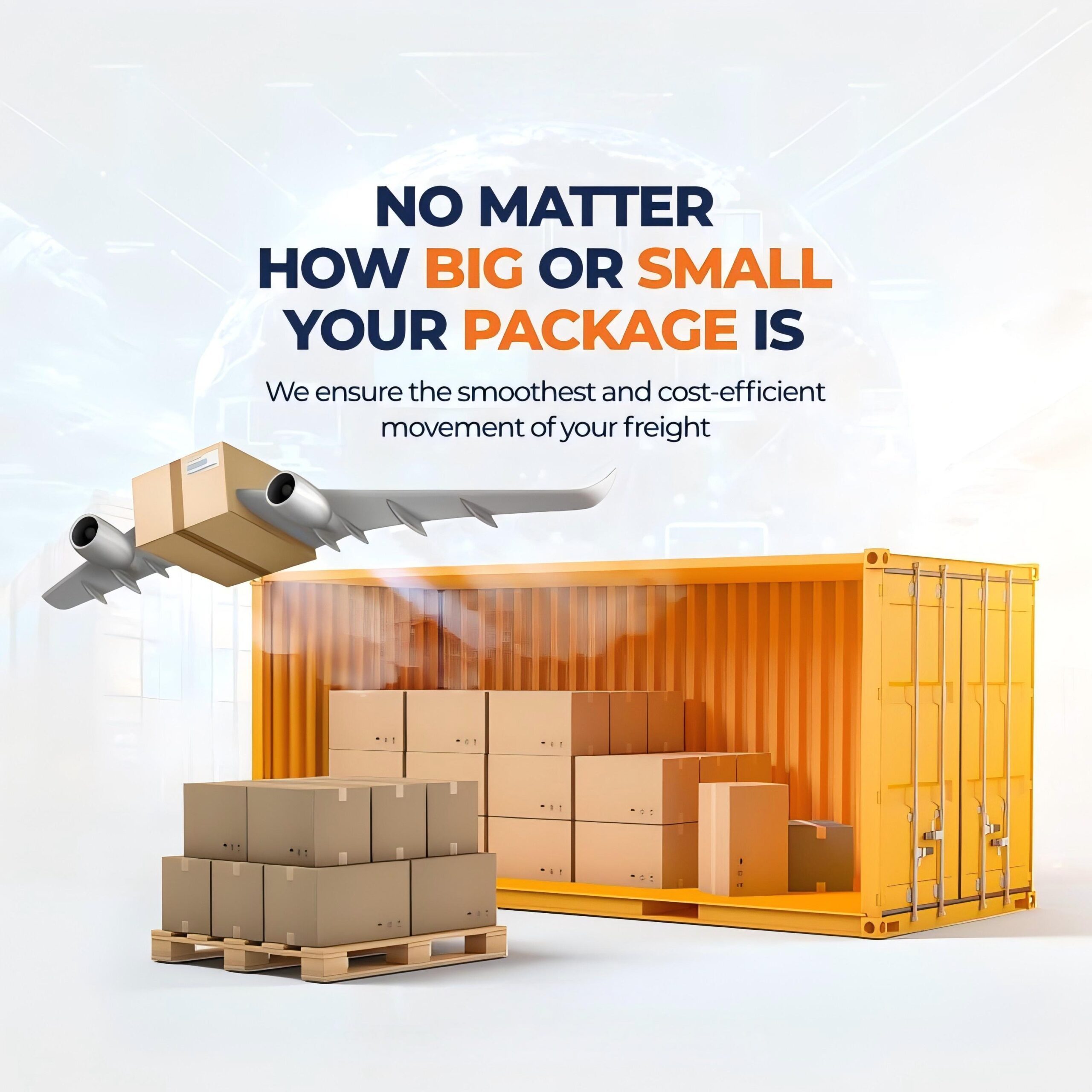 Flat rack container being loaded with industrial electronics at a Chinese port