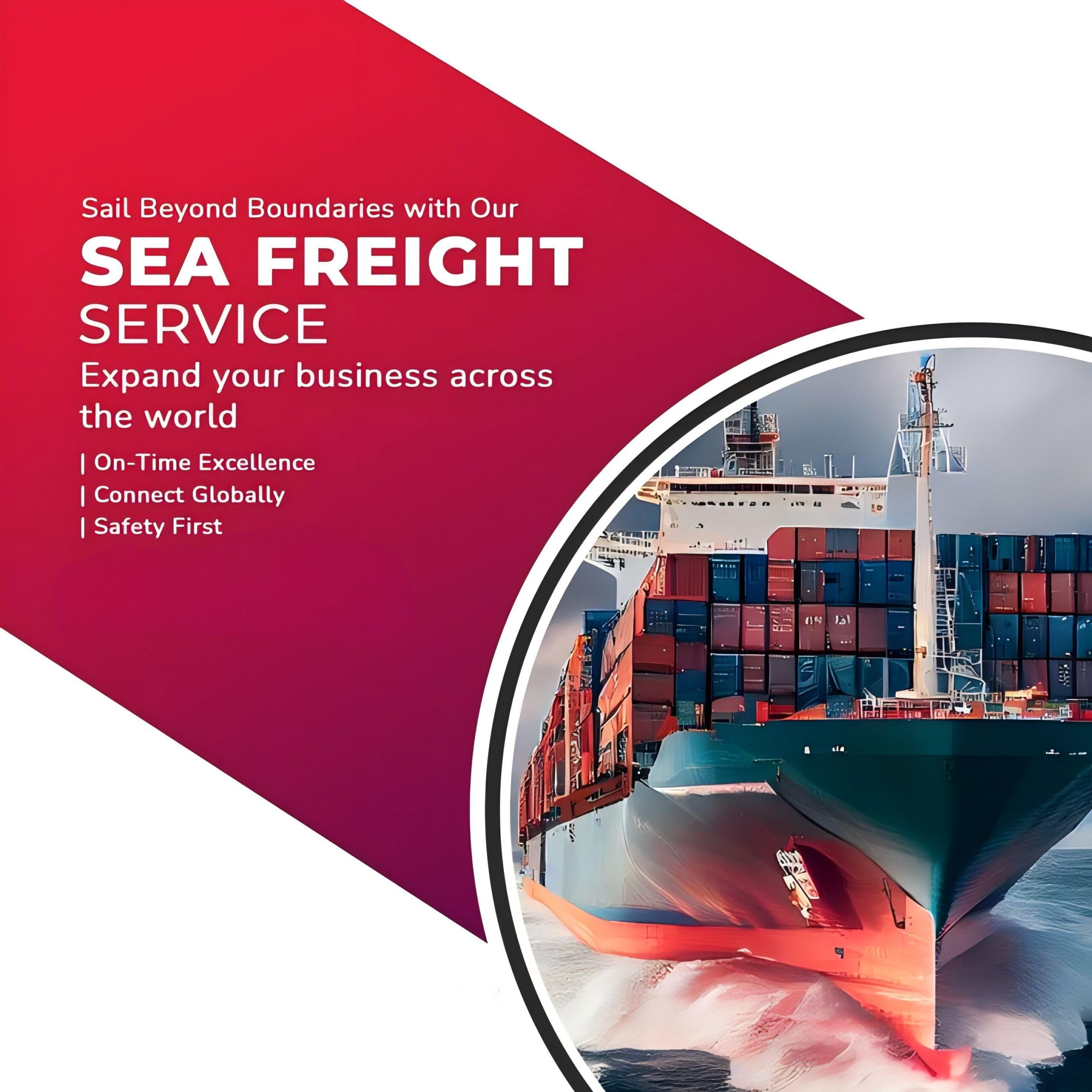 Cargo ship entering the Port of Los Angeles with reefer containers