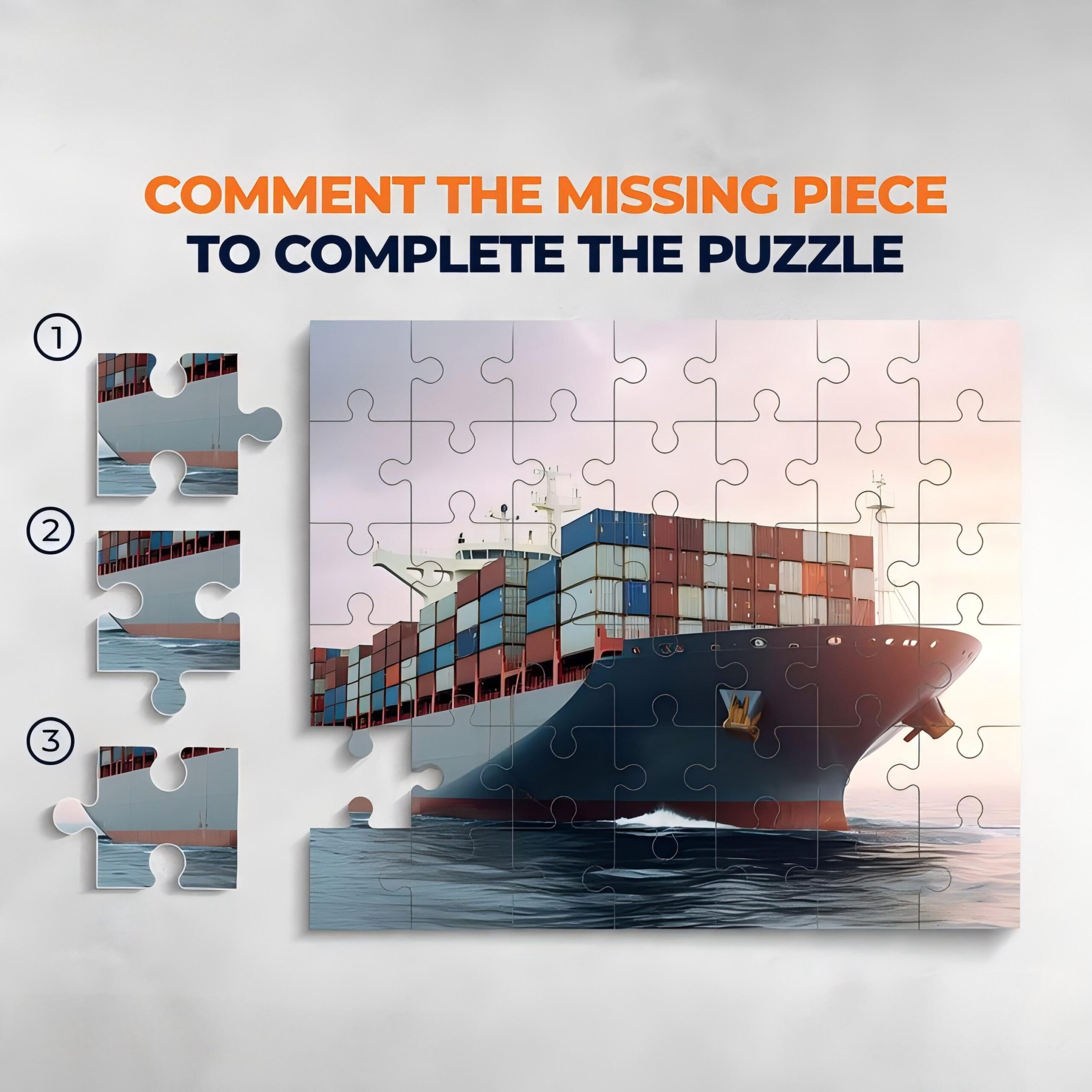 Comparison table of shipping methods from China to Chicago